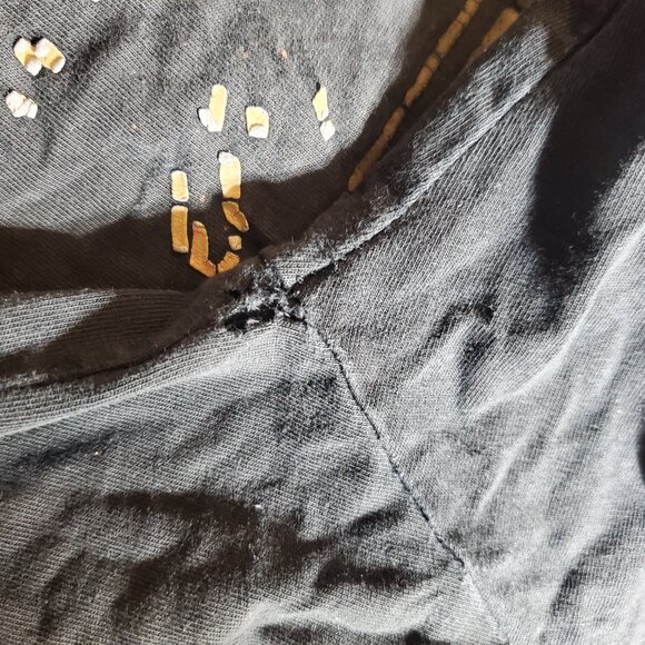 Old Retro Johnny Blaze XL T-shirt used grunge distressed style black tee Men - Picture 10 of 15